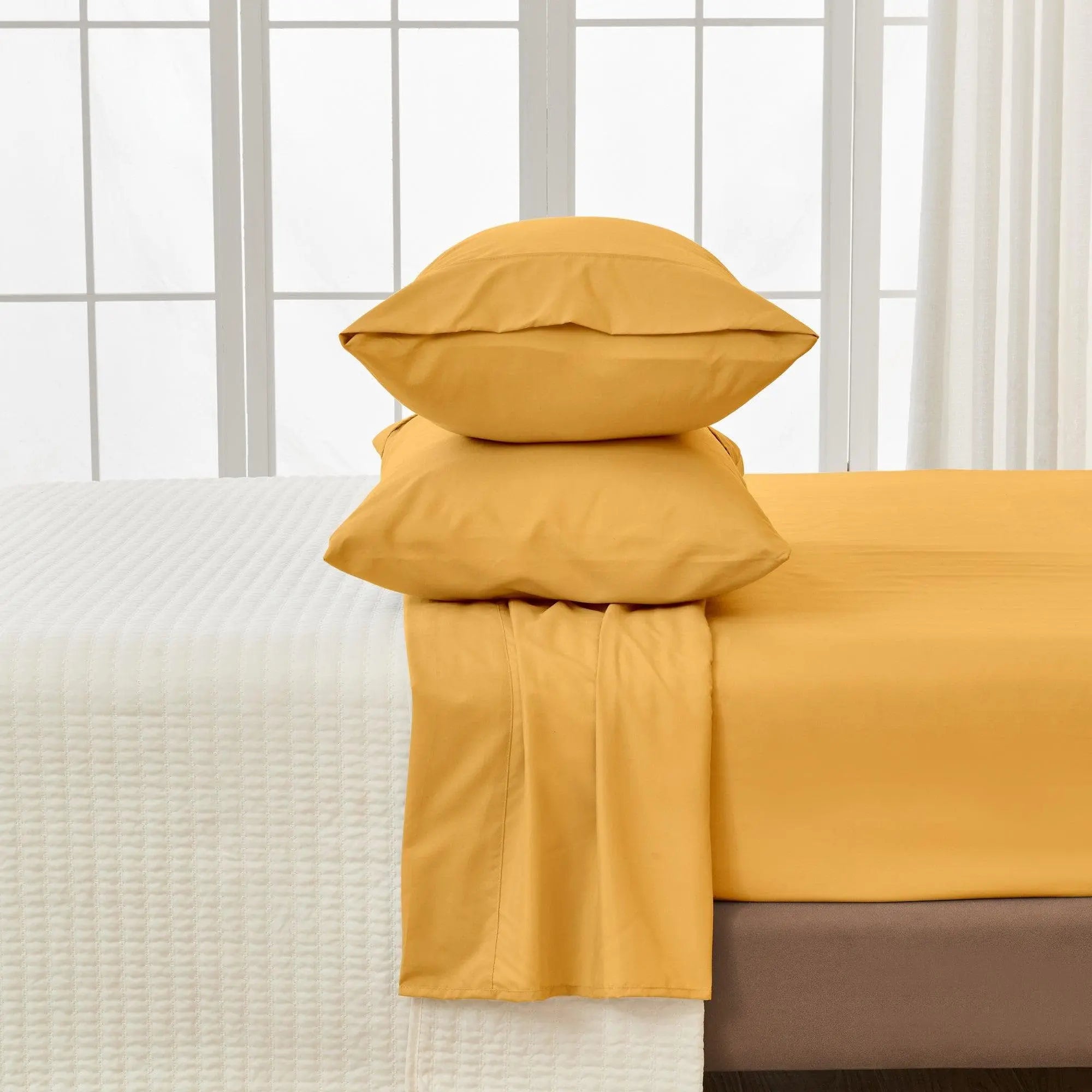 4 Piece Solid Microfiber Sheet - Amara Collection Great Bay Home