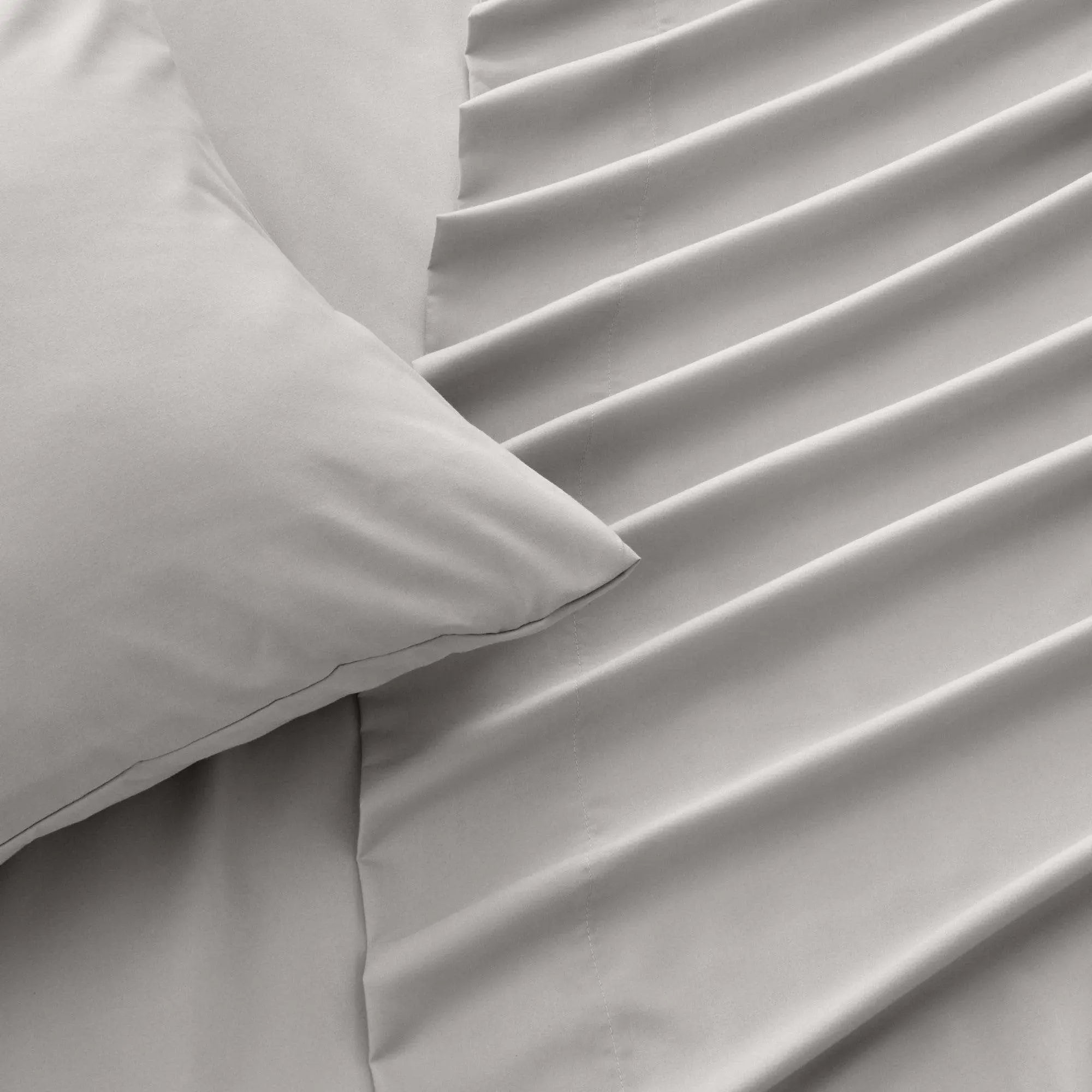 4 Piece Solid Microfiber Sheet - Amara Collection Great Bay Home