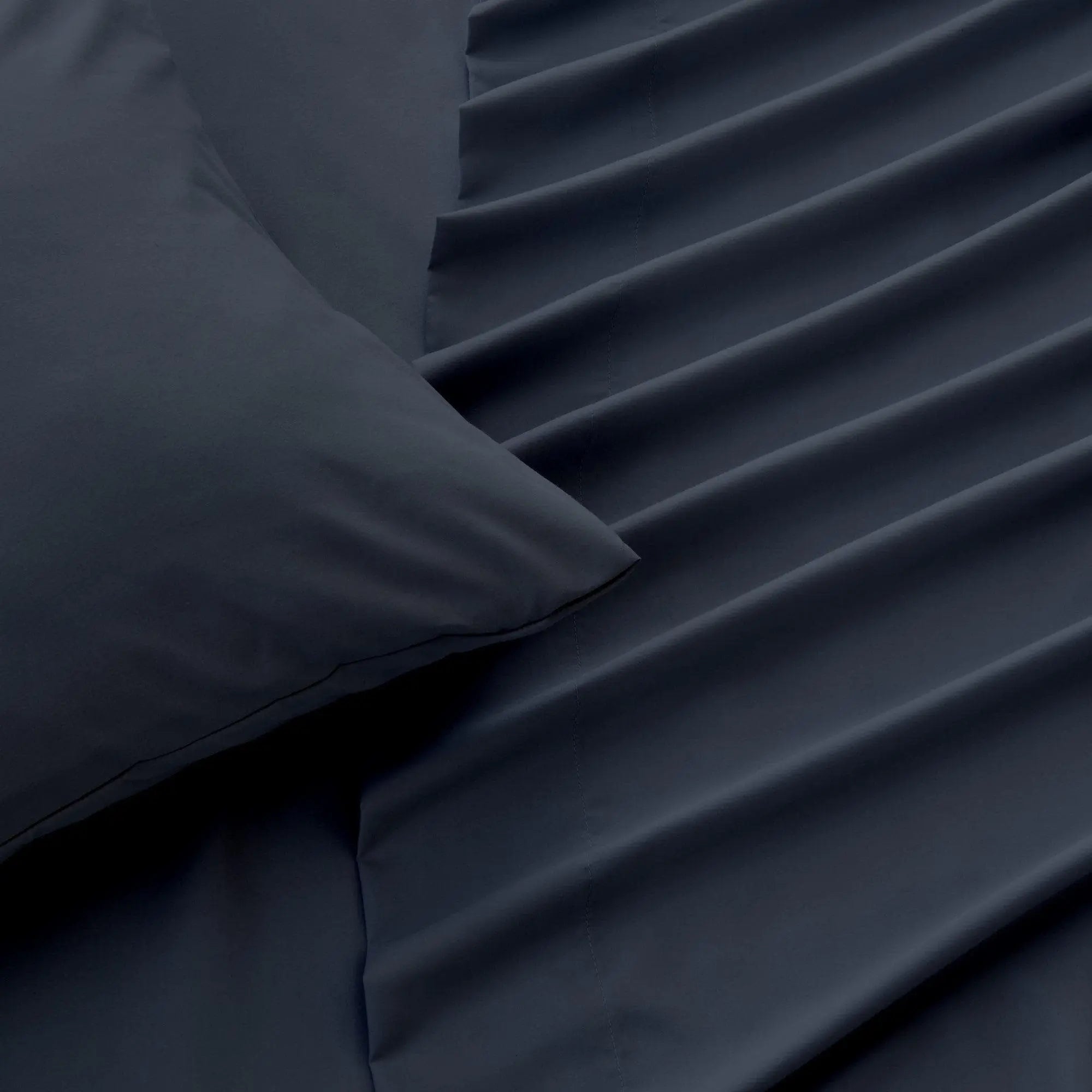 4 Piece Solid Microfiber Sheet - Amara Collection Great Bay Home