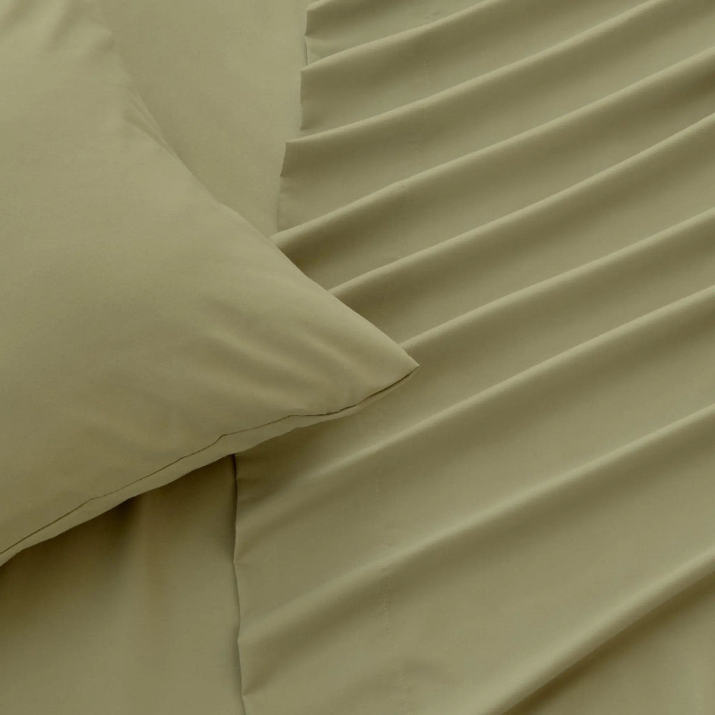 4 Piece Solid Microfiber Sheet - Amara Collection Great Bay Home