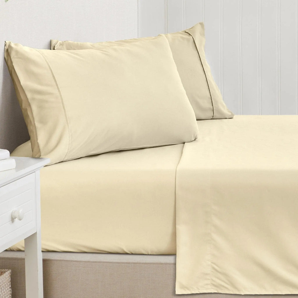 4 Piece Solid Microfiber Sheet - Amara Collection Great Bay Home