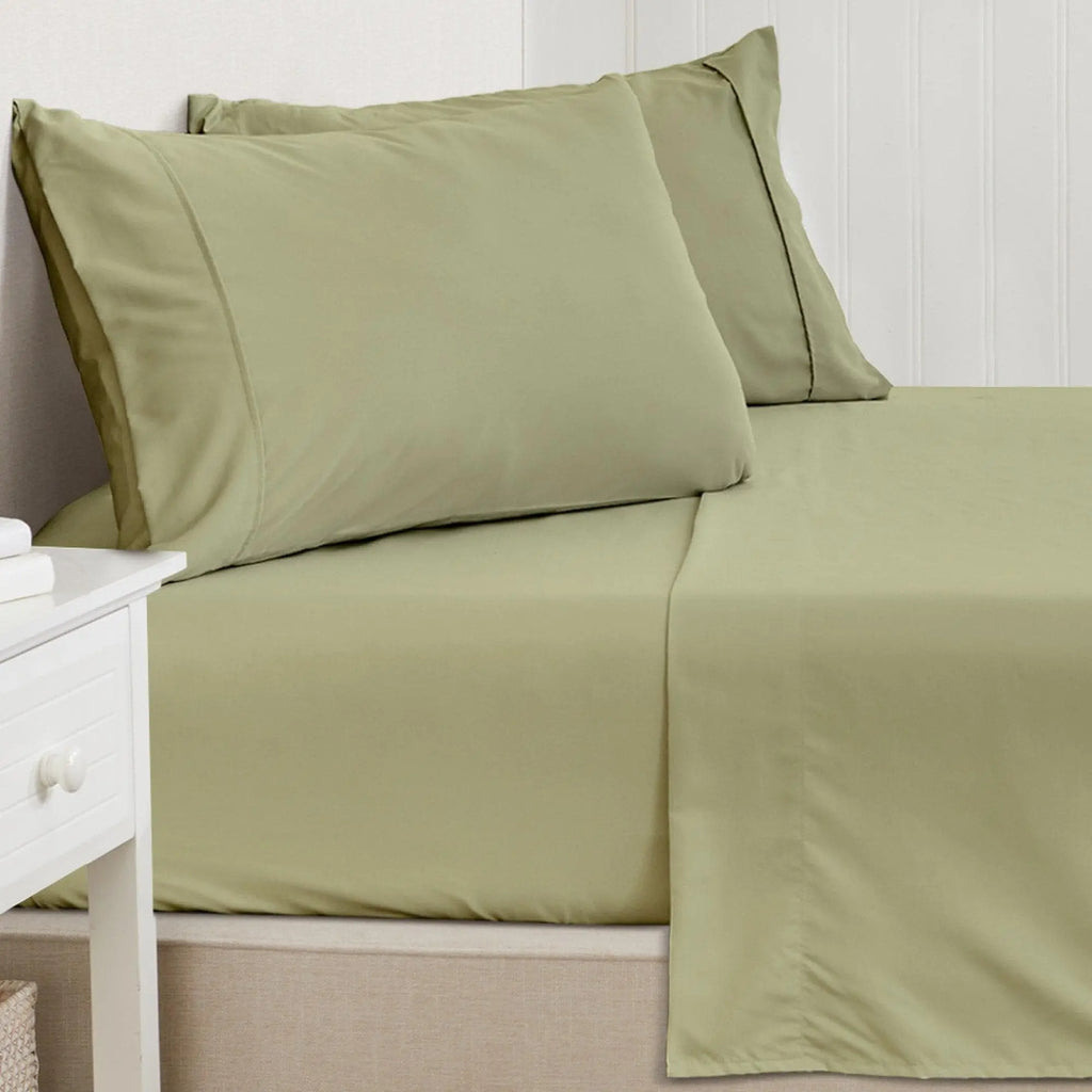 4 Piece Solid Microfiber Sheet - Amara Collection Great Bay Home