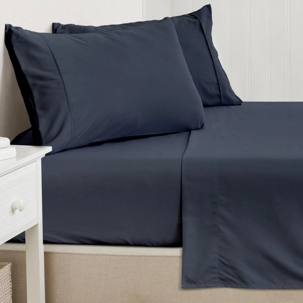 4 Piece Solid Microfiber Sheet - Amara Collection Great Bay Home
