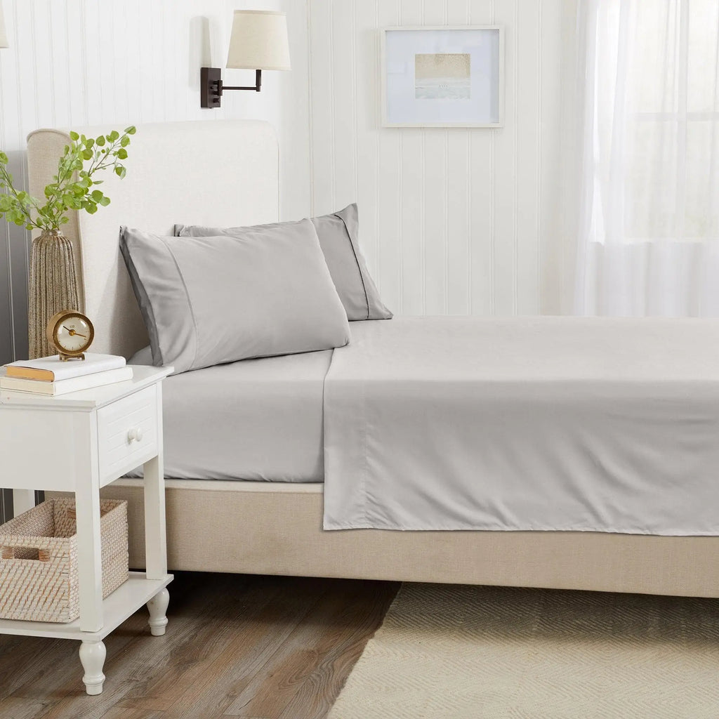 4 Piece Solid Microfiber Sheet - Amara Collection Great Bay Home
