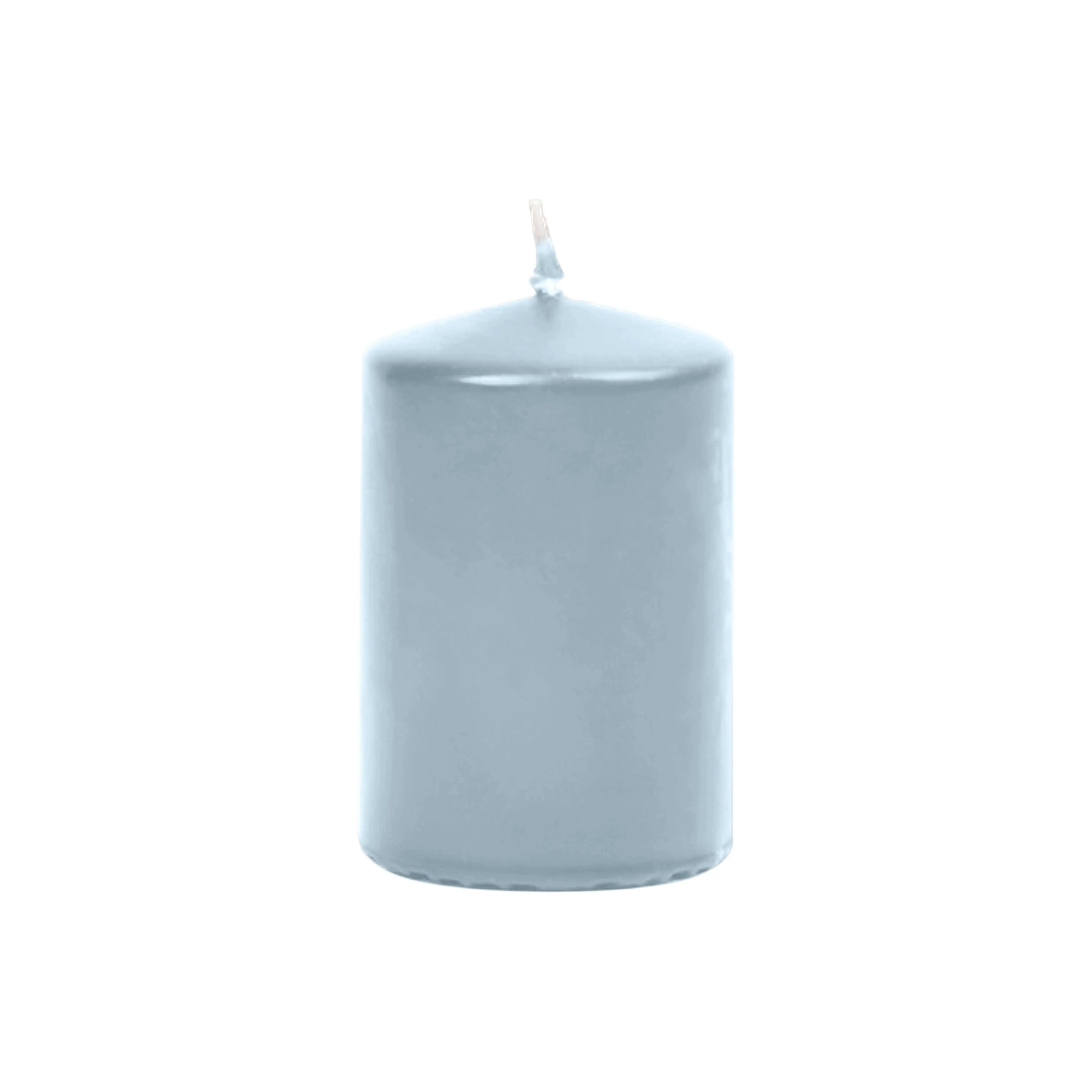 Serene Tide Blue Pillar Candles - 2" x 3" - 4 Pack Hyoola Candles