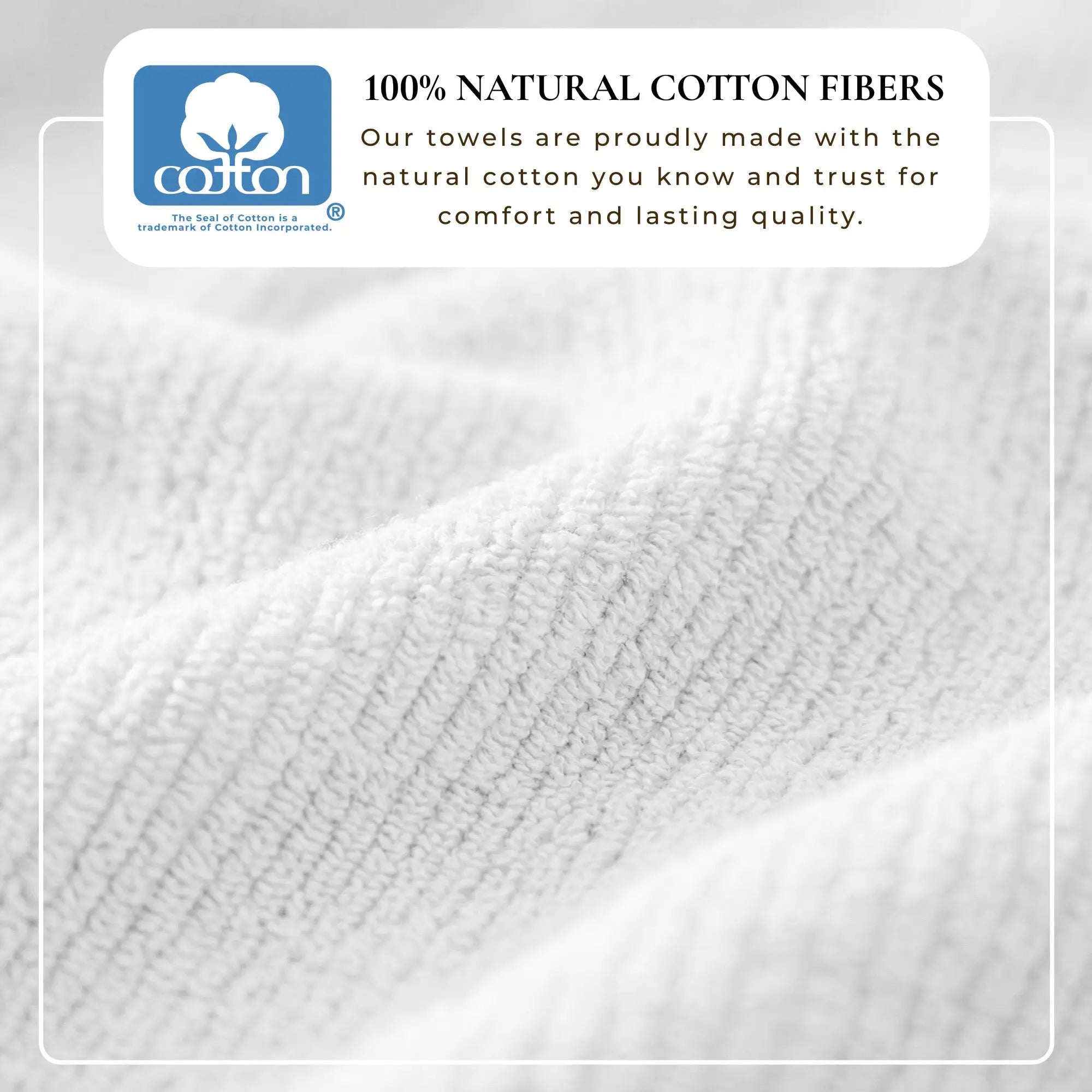 Turkish Cotton Ribbed 6-Piece Bath Towel Set by Great Bay Home, Georgiana Collection, white