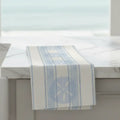 Light Blue Sand Dollar Kitchen Towel Printify