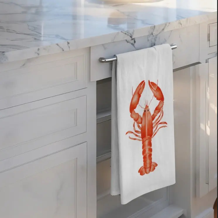 Lobster Kitchen Towel Printify