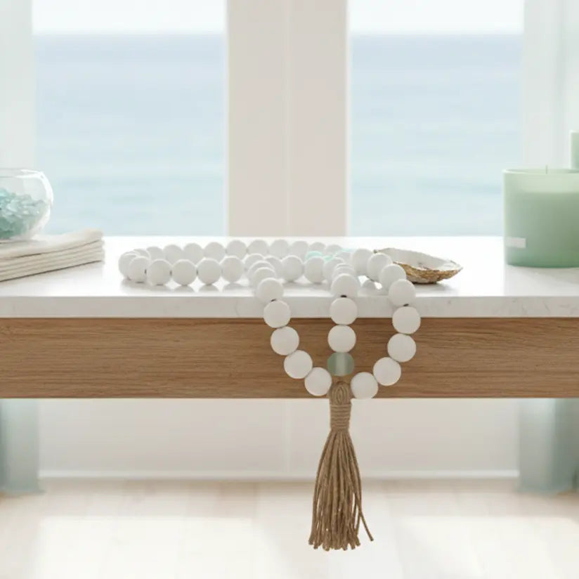 Long Beach Beaded Garland - 18K Gold The Gilded Shell