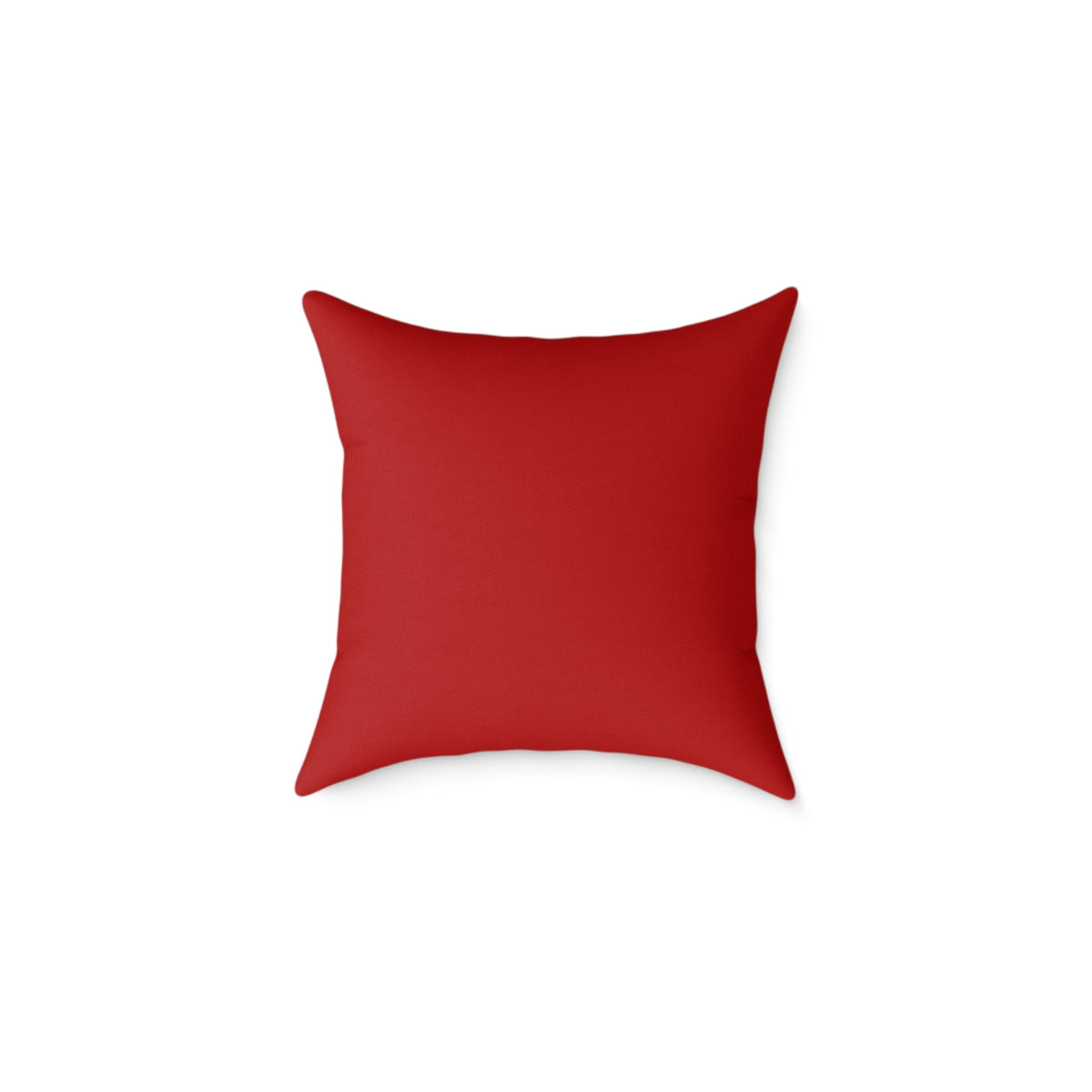 Luxury-inspired holiday throw pillow with a classic red striped design.