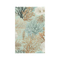 Coastal Coral Reef Kitchen Towel Printify