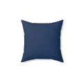 Solid Navy Decorative Pillow Printify