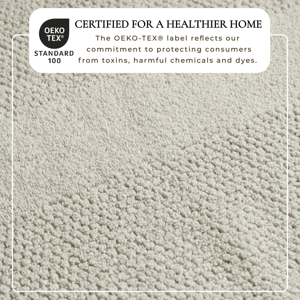 100% cotton bath towel set Marbella Collection by Great Bay Home; beige woven texture