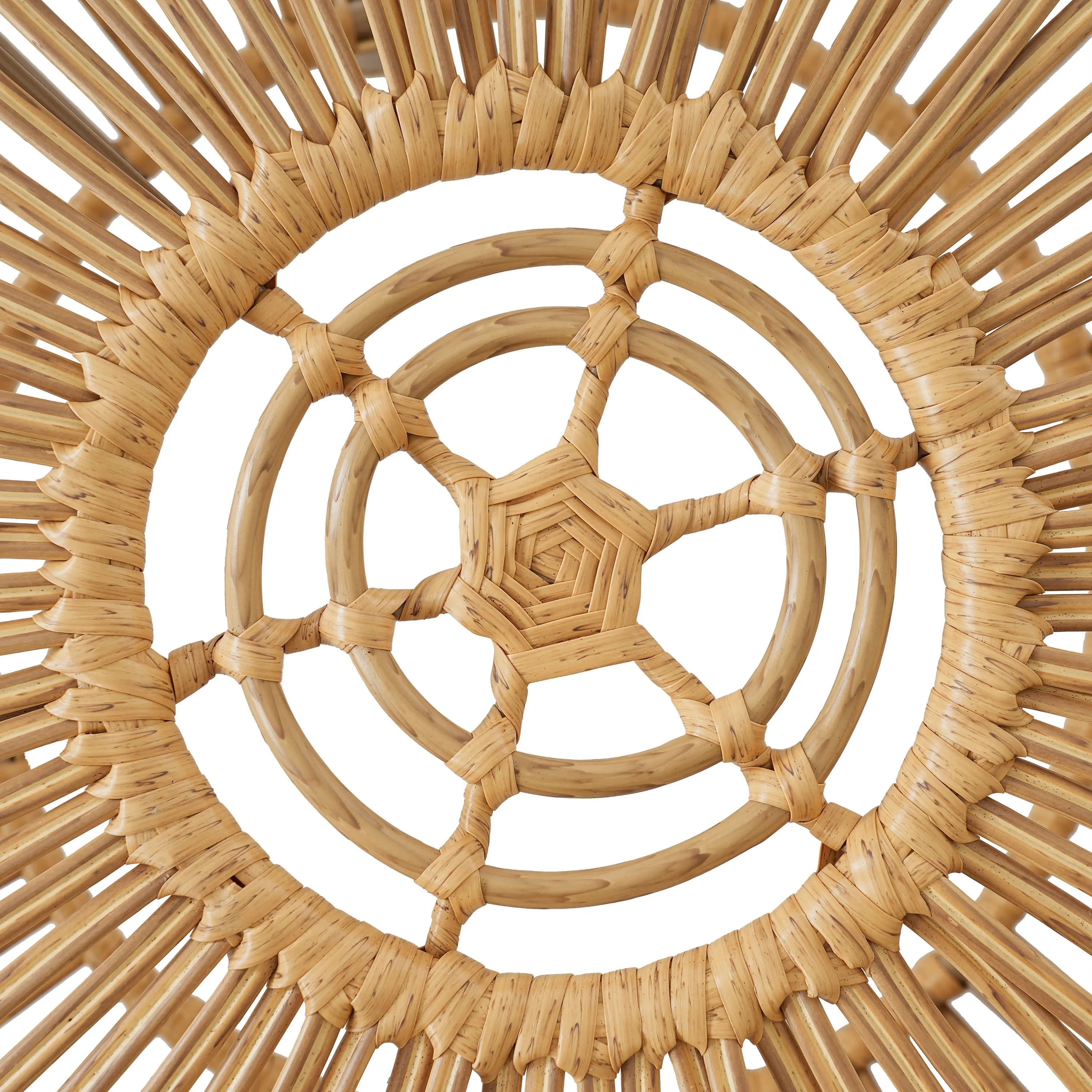 Coastal Woven Rattan Coffee Table HouseOfZazla