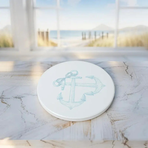 Anchorline Ceramic Coaster Set Printify