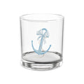 Nautical anchor cocktail glass, ocean-inspired drinkware piece