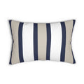 Harborline Stripe Lumbar Pillow Printify