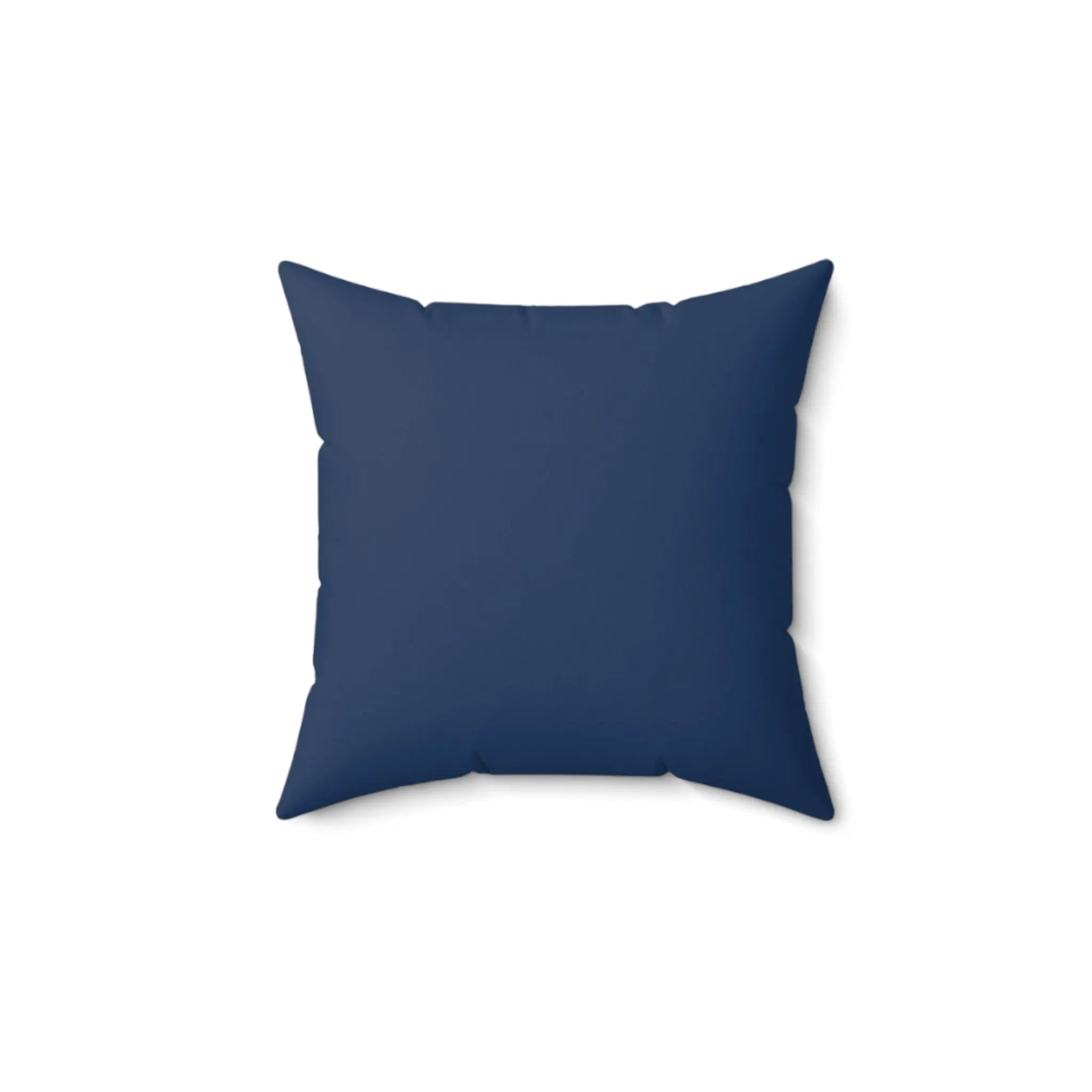 Solid Navy Decorative Pillow Printify