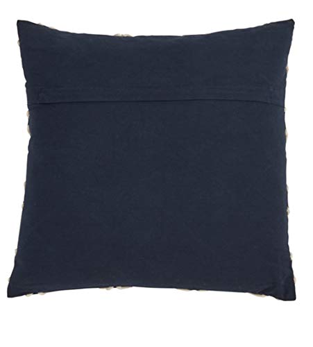 Nautical rope lattice decorative cushion suited to ship‑inspired or coastal cottage interiors.


