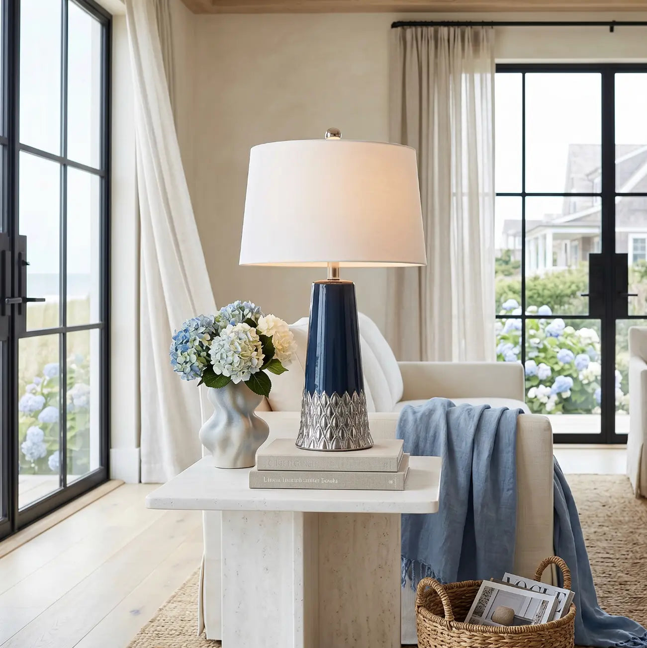 Harbor Luxe 22" Table Lamp  Table Lamps