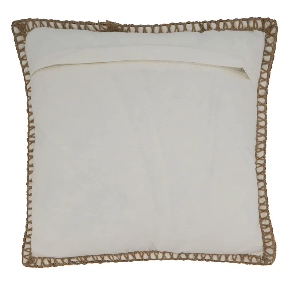 Soft dune‑inspired beige and white pillow that layers easily with other neutral cushions.