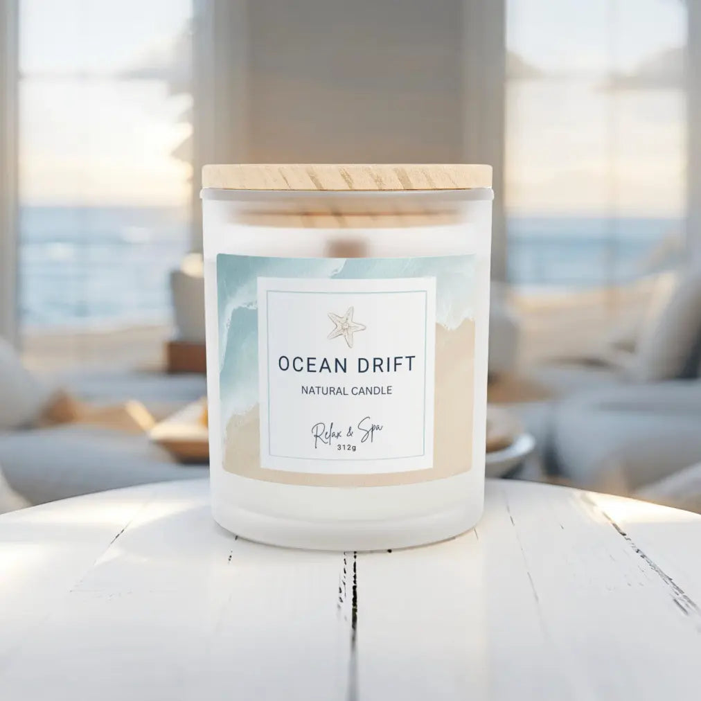 Ocean Drift Candle Printify