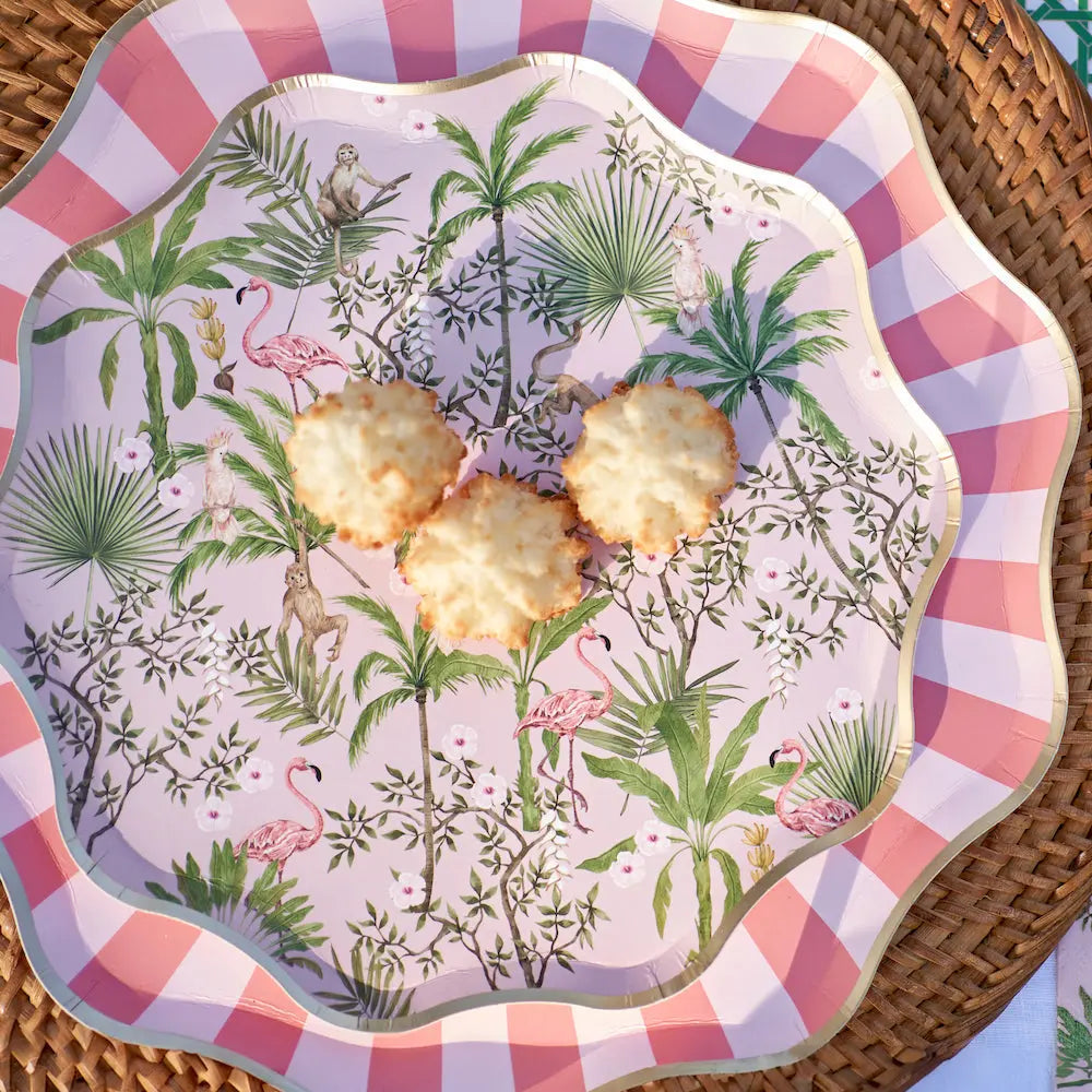 Palm Beach Tropical Dessert Paper Plates Harlow & Grey