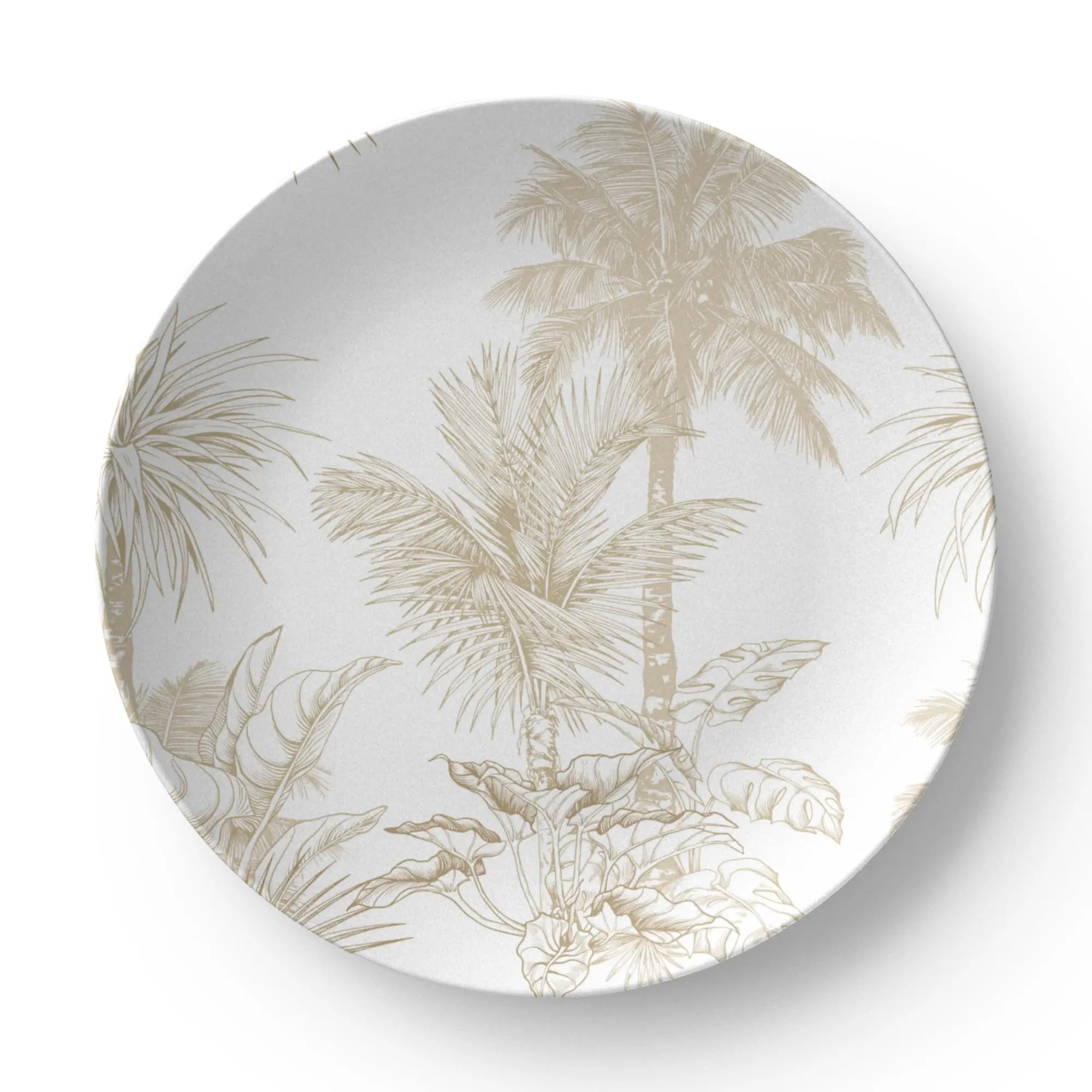 Biscayne Palm 10" Dinner Plate ShineOn Fulfillment