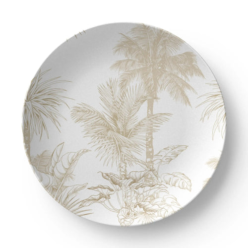 Biscayne Palm 10" Dinner Plate ShineOn Fulfillment