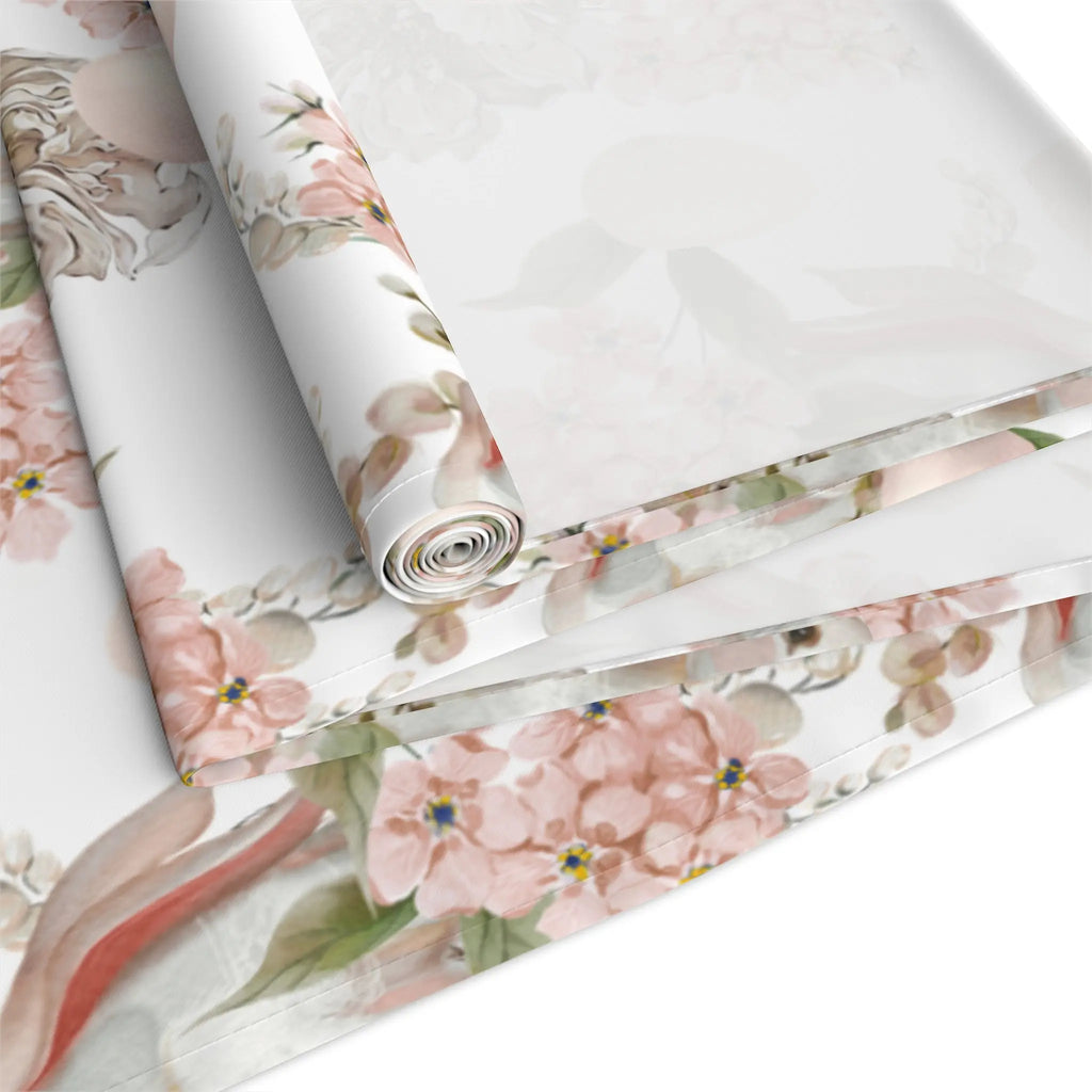Floral Easter Bunny Table Runner Printify