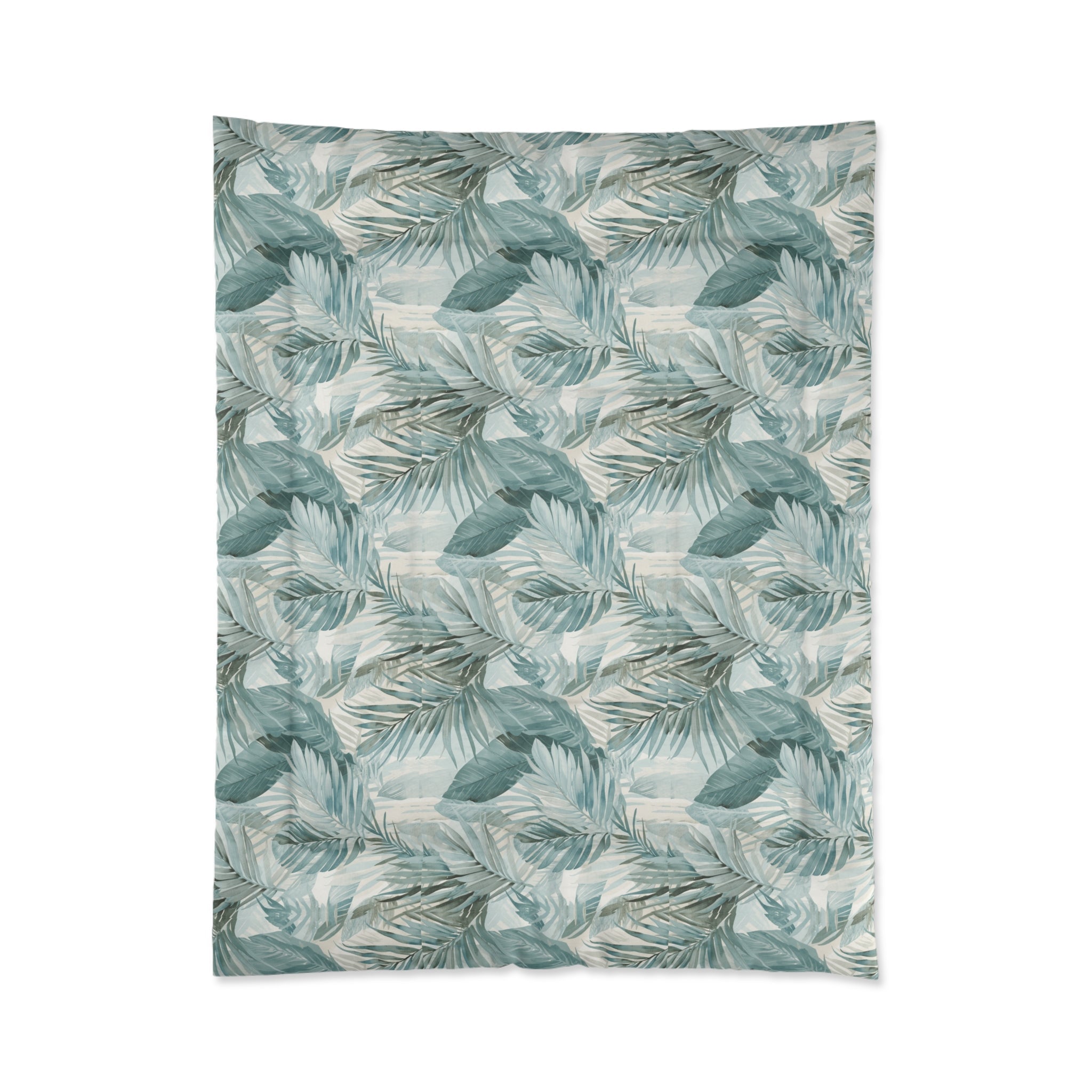 Tropical Palm Leaf Bedding for coastal homes