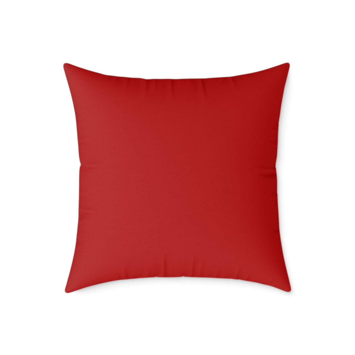 Red and ivory striped Christmas throw pillow with a timeless festive look.