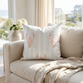 lobster pattern throw pillow cover for coastal nautical couch decor 