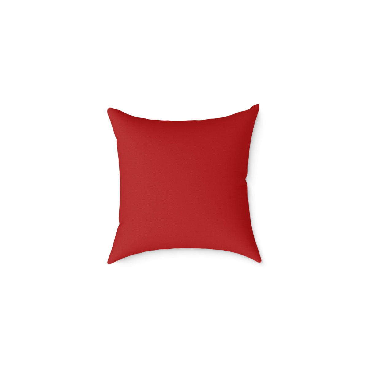 Red and white Christmas sofa accent pillow for a cheerful holiday living room.
