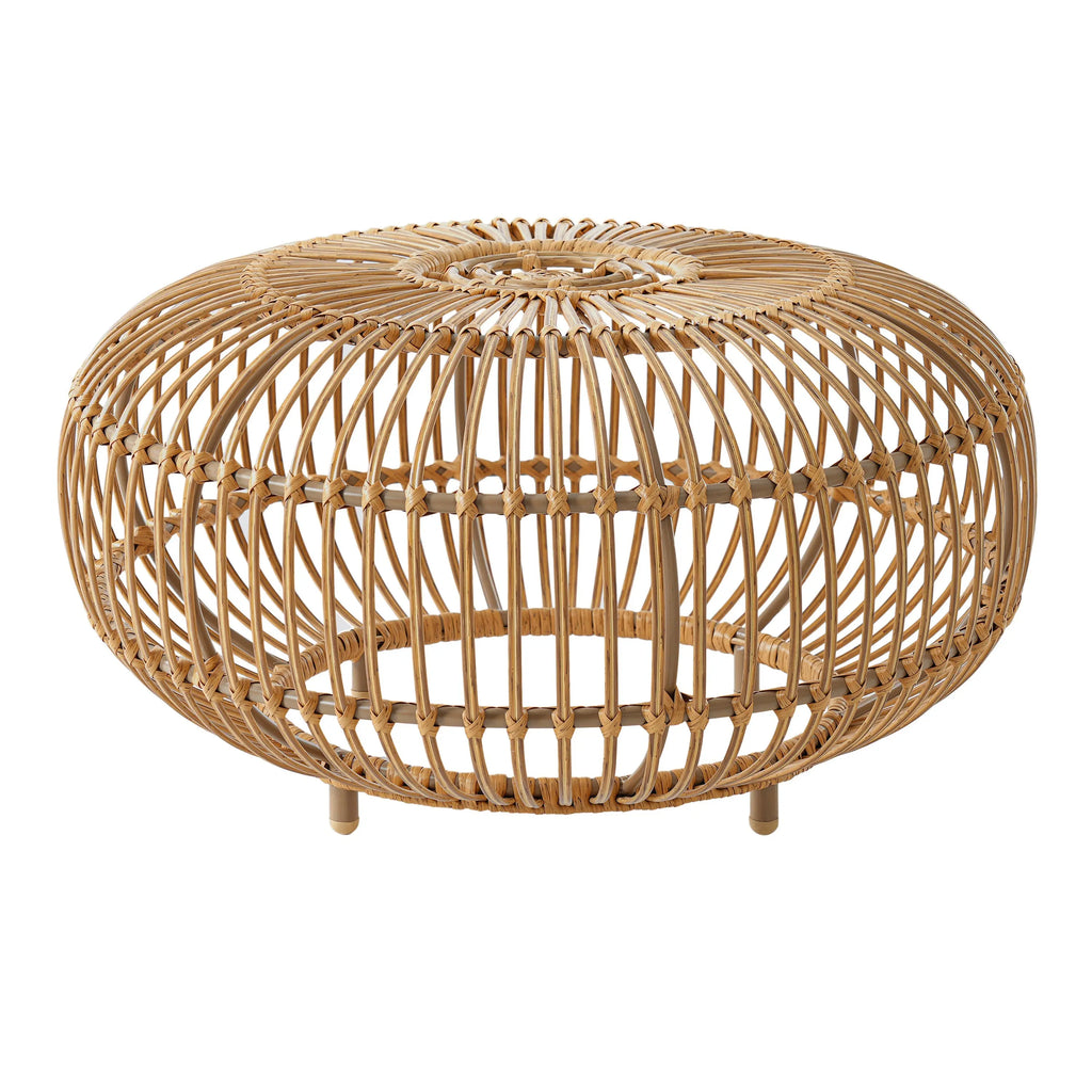 Coastal Woven Rattan Coffee Table HouseOfZazla