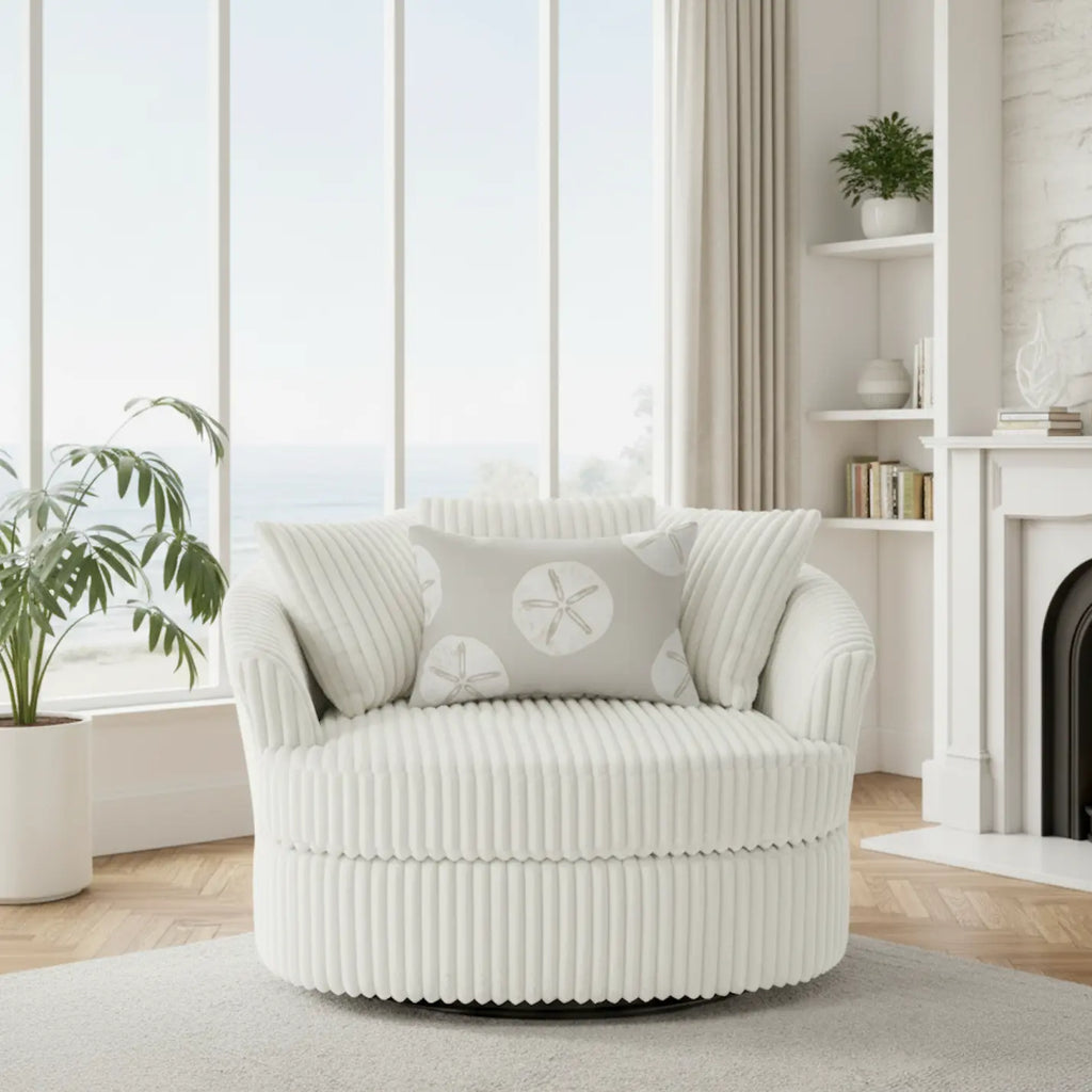 Sanibel Sand Dollar Lumbar Pillow Printify