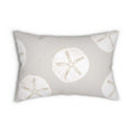 Sanibel Sand Dollar Lumbar Pillow Printify