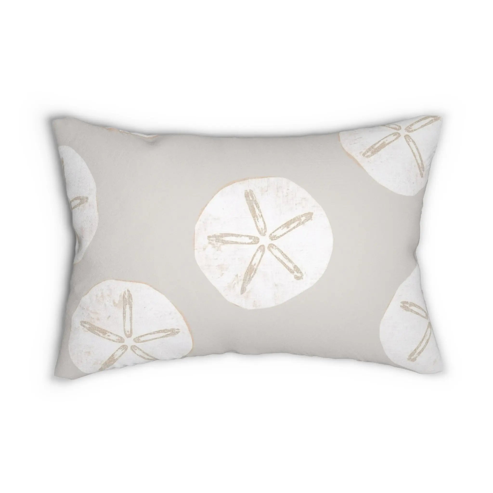 Sanibel Sand Dollar Lumbar Pillow Printify