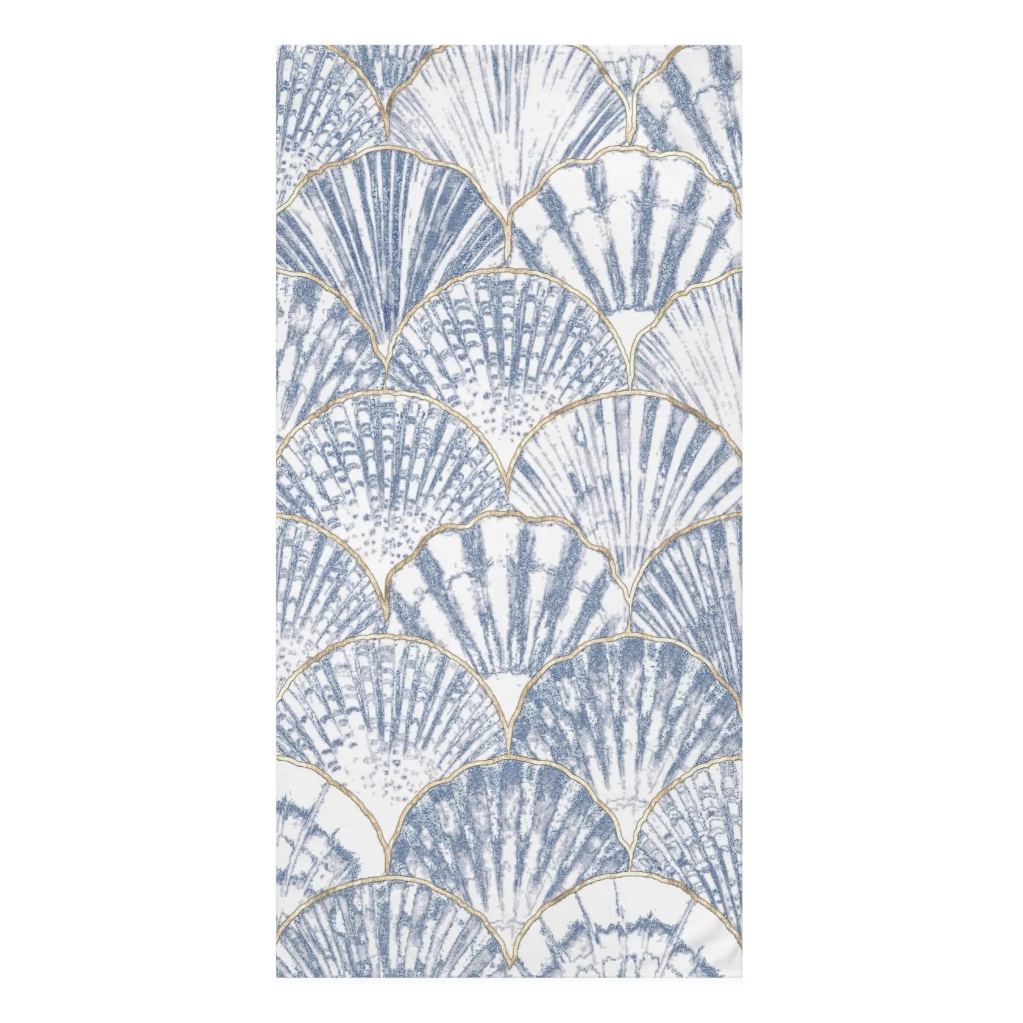 Nantucket Shell Mink-Cotton Bath Towel Printify