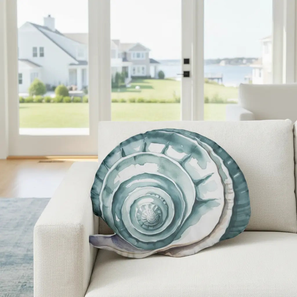 Tidal Shell Shaped Pillow  Home Decor