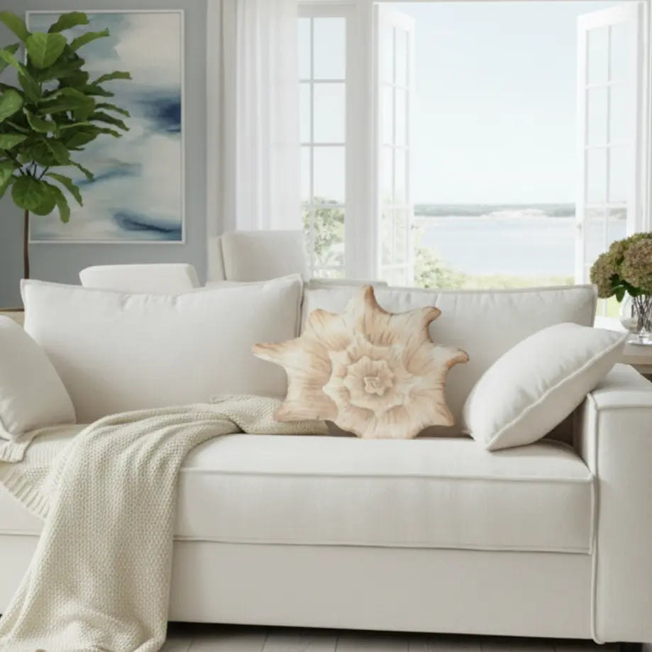 Seashell Shape Pillow Printify