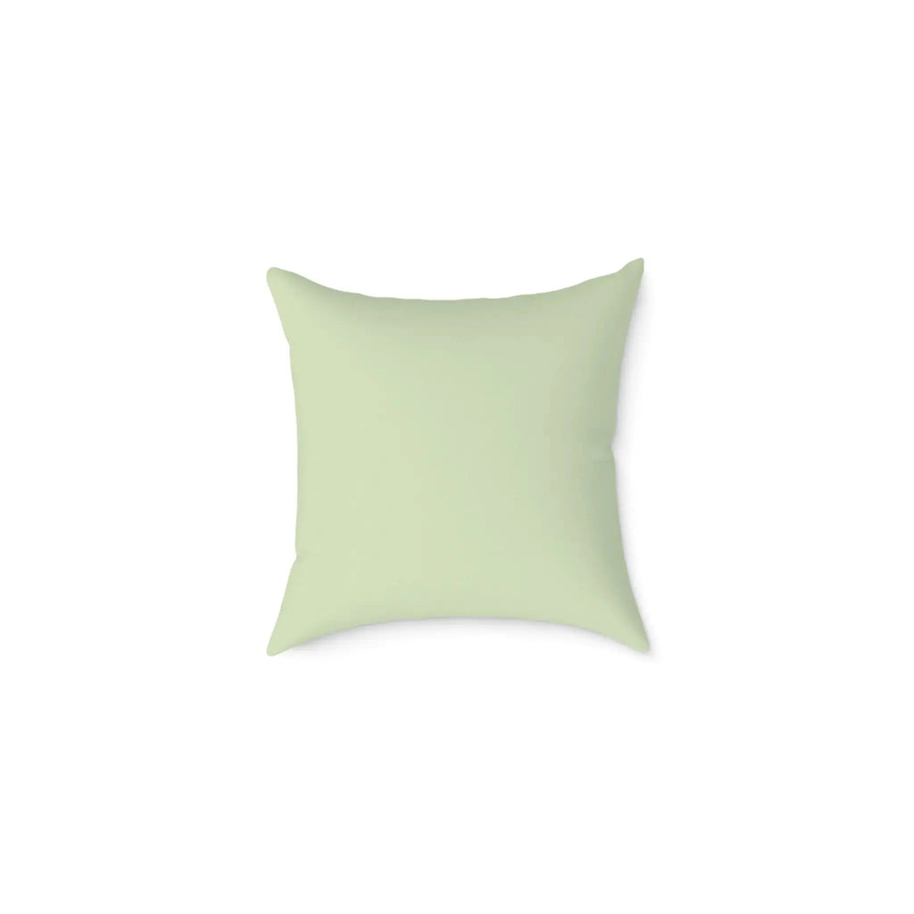 Watercolor botanical pillow designed for a calm, island-style atmosphere.