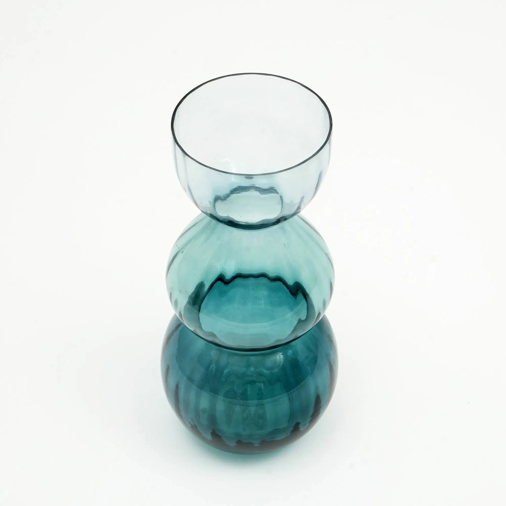 Coastal Handcrafted Decorative Opulent Bauble Glass Vase HouseOfZazla