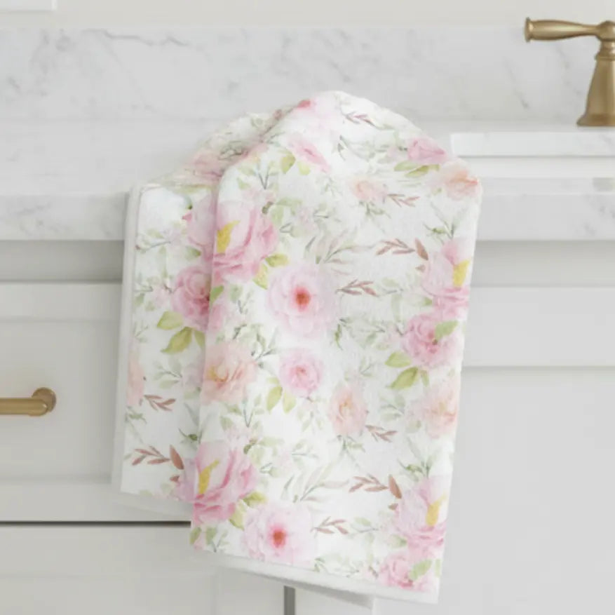 Rosecliff Floral Face Cloth Printify
