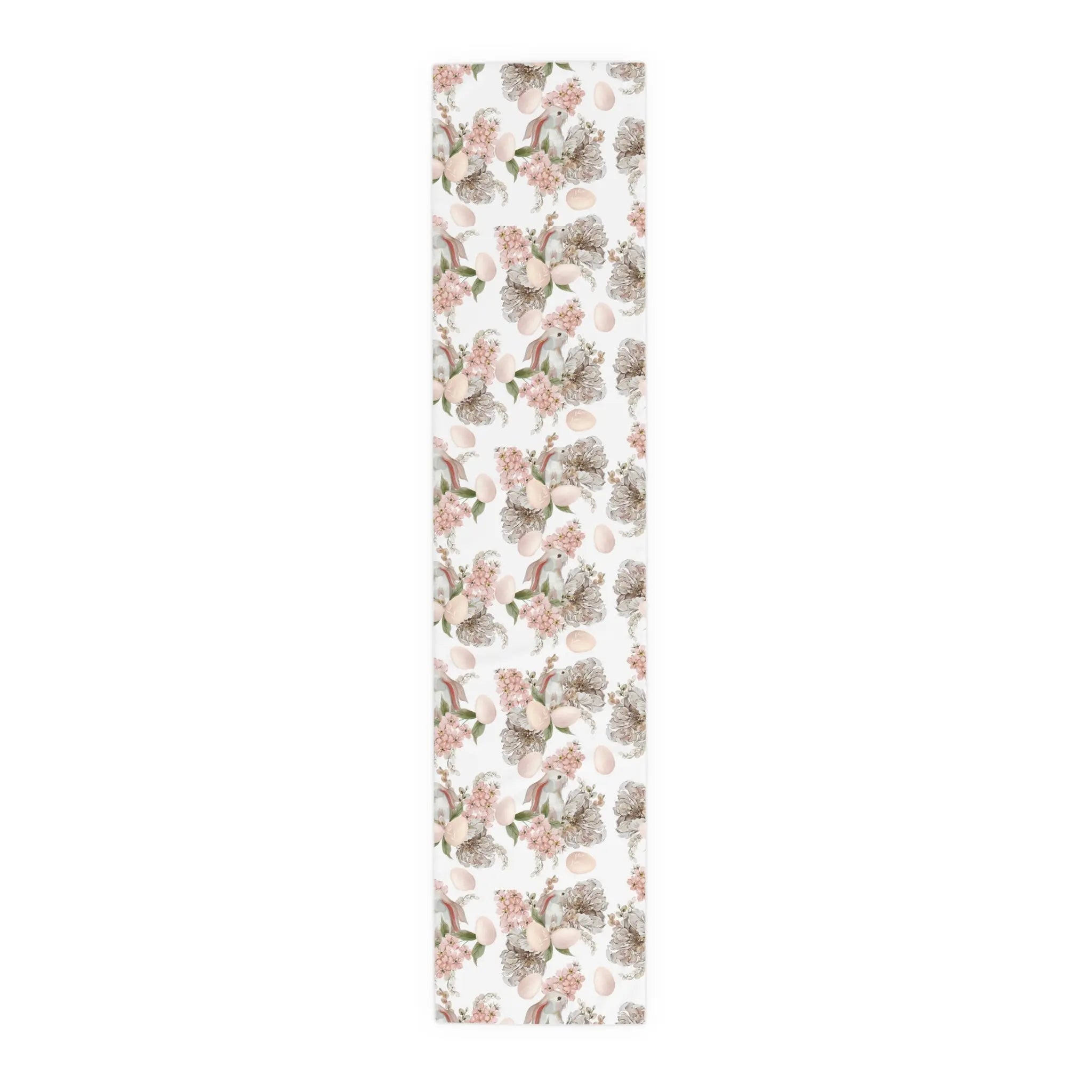 Floral Easter Bunny Table Runner Printify