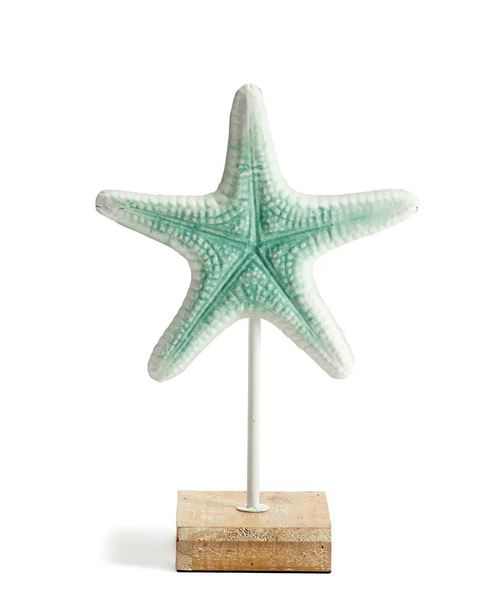Starfish Table Decor with Stand Loving Coastal Living