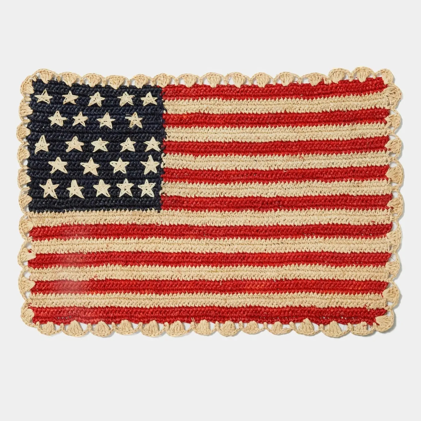 Scalloped Americana Placemats - Payton James X Tuckernuck Payton James