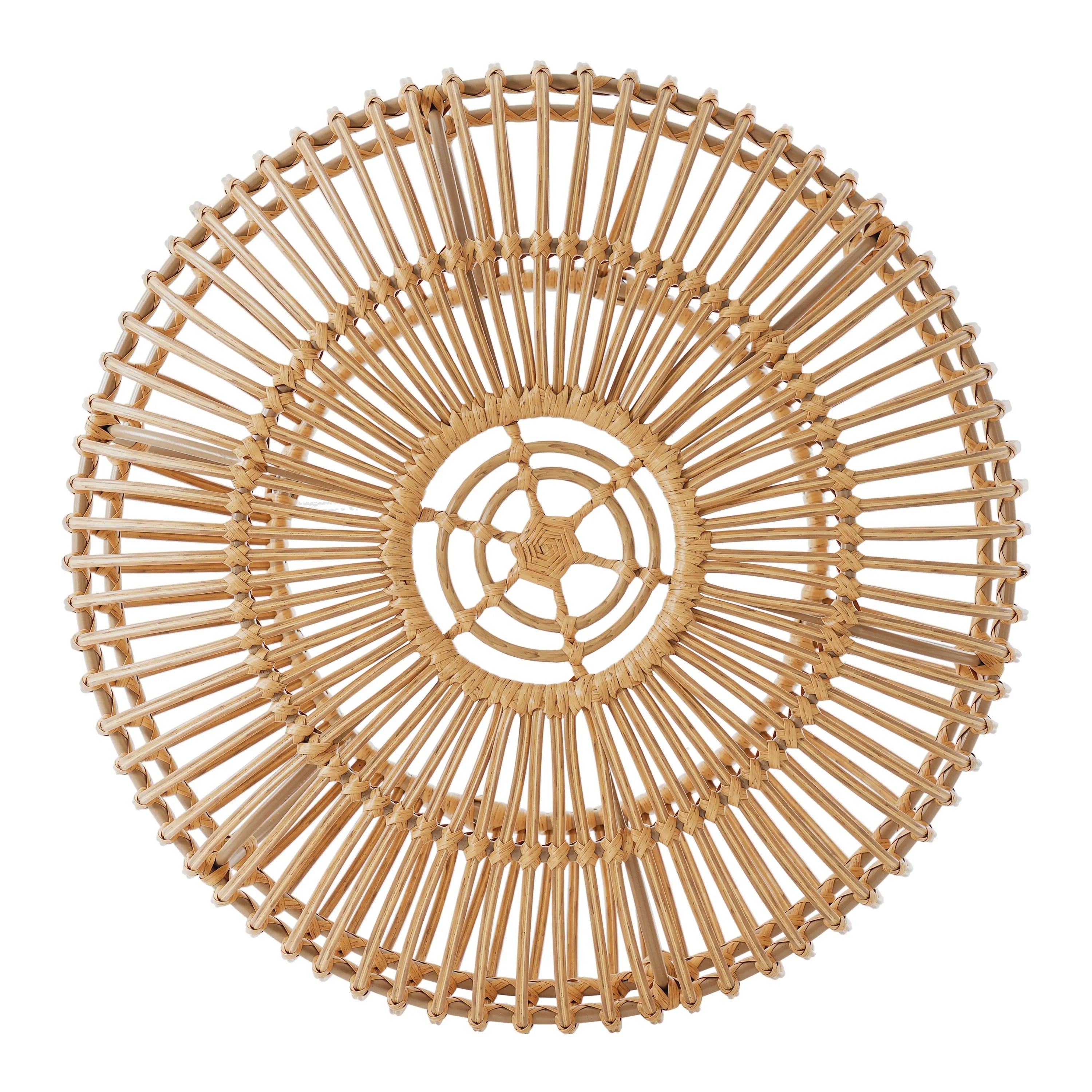 Coastal Woven Rattan Coffee Table HouseOfZazla