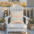 Sunset Beach Outdoor Pillow Printify