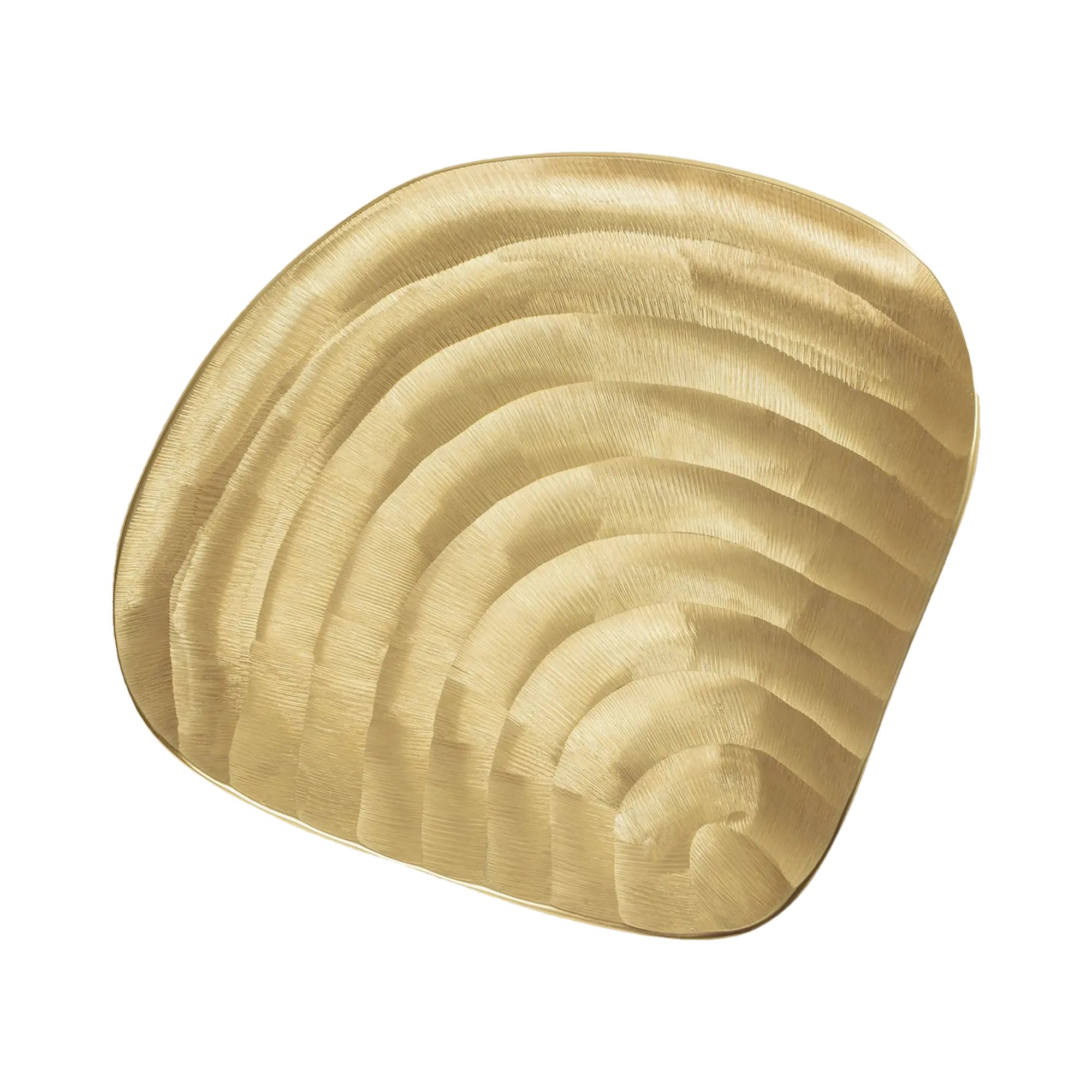 Golden Drift Coastal Tray 12"x12" Source by Studio Skara
